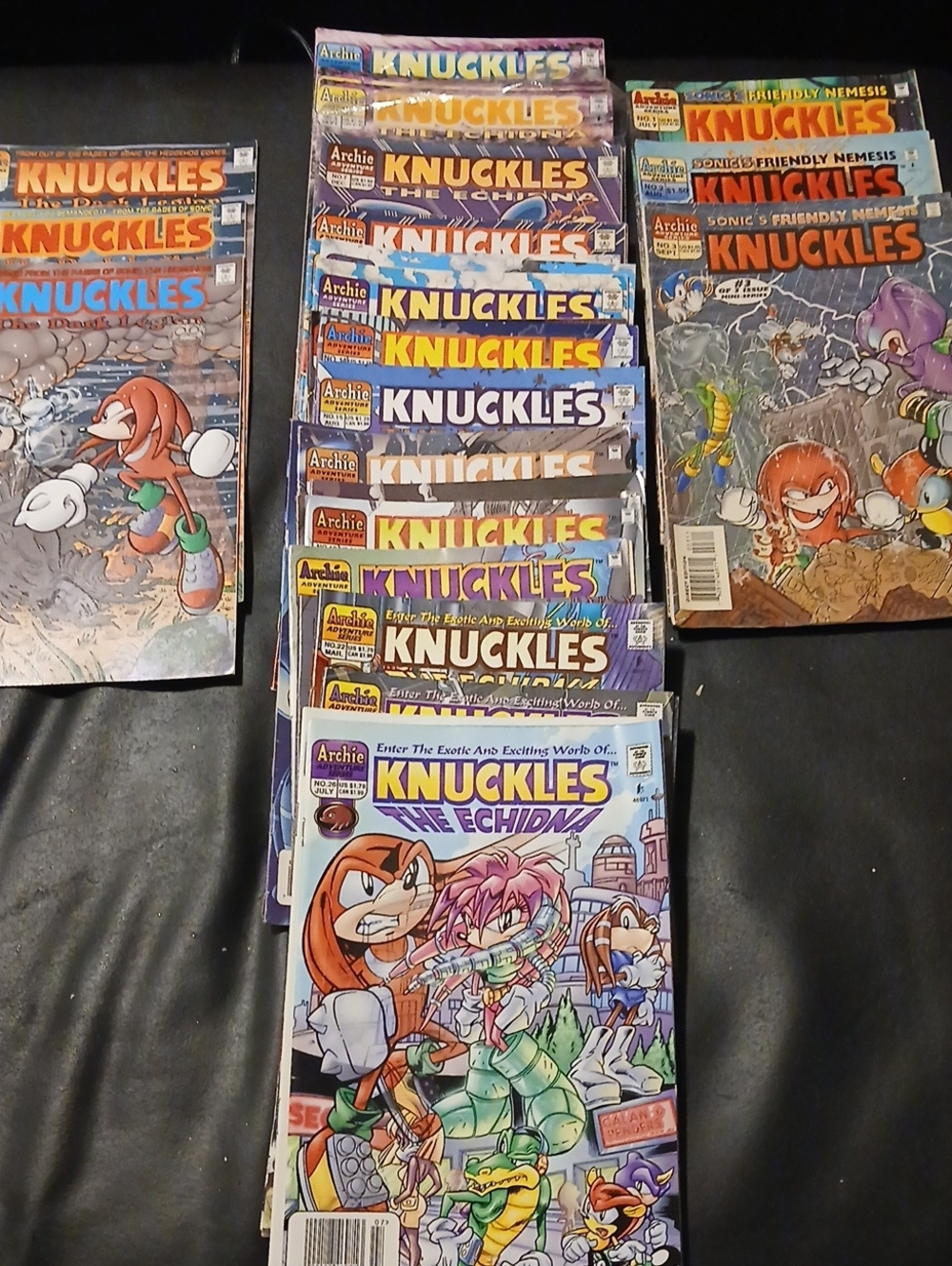 Knuckles Comic Collection - Multicolor Covers by Archie